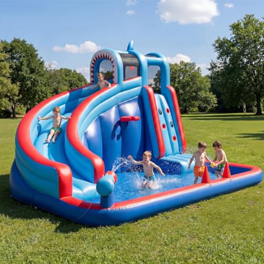Water Slide Inflatable - Çocuklar için arka bahçe şişme su
