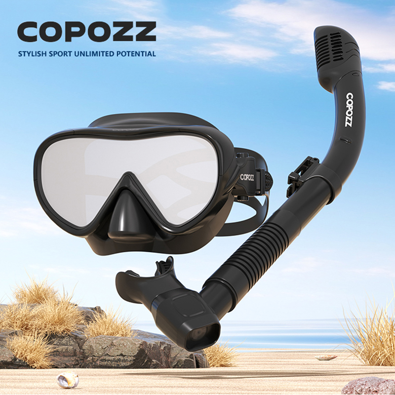 Snorkel Mask Full Face - COPOZZ Yeni Dalış Maskesi Tam Görüş