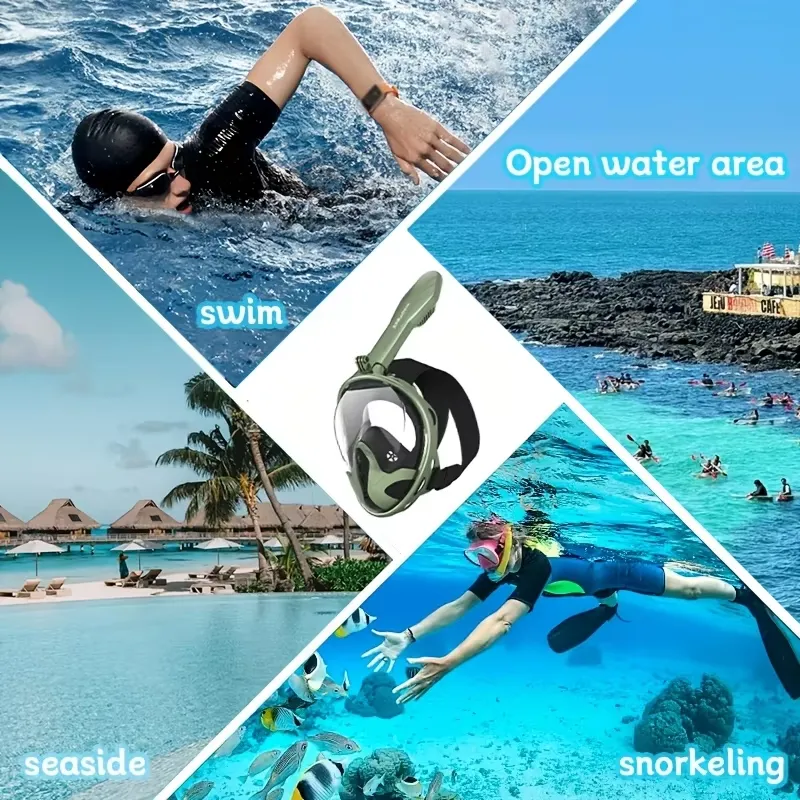 Yetişkinler İçin Tam Yüz Şnork - Snorkel Mask Full Face incelemesi ve fiyatı