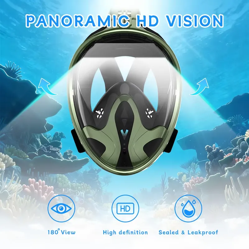 Yetişkinler İçin Tam Yüz Şnork - Snorkel Mask Full Face incelemesi ve fiyatı