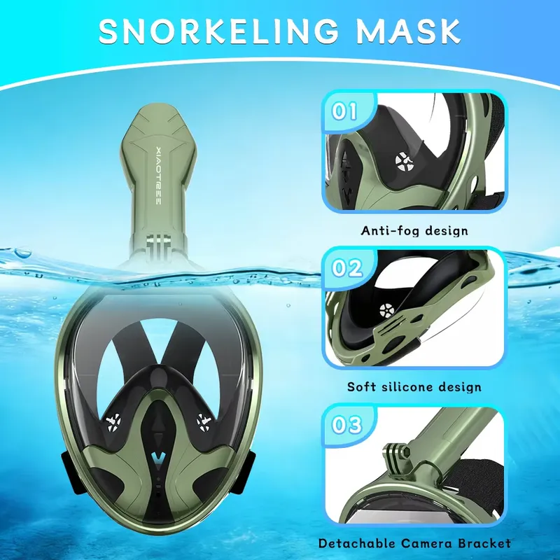 Yetişkinler İçin Tam Yüz Şnork - Snorkel Mask Full Face incelemesi ve fiyatı