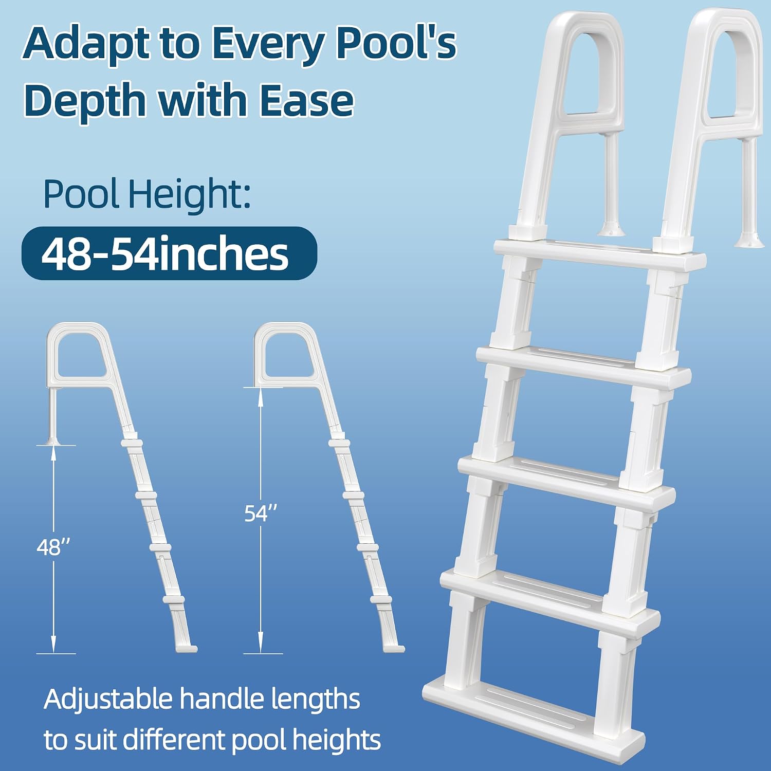 Havuz Merdiveni, 5 Basamaklı Ç - Pool Ladder Above Ground incelemesi ve fiyatı
