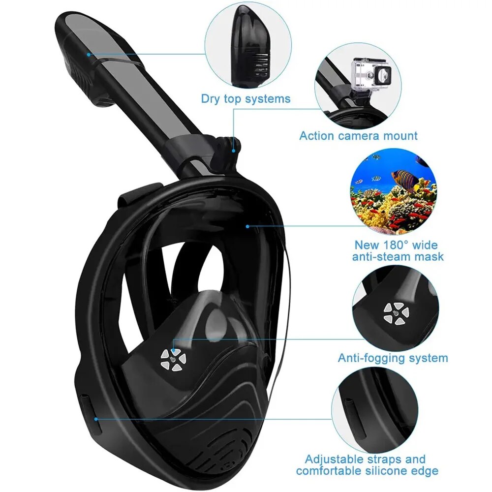 Sualtı Şnorkel Tam Yüz Çocuk y - Snorkel Mask Full Face incelemesi ve fiyatı