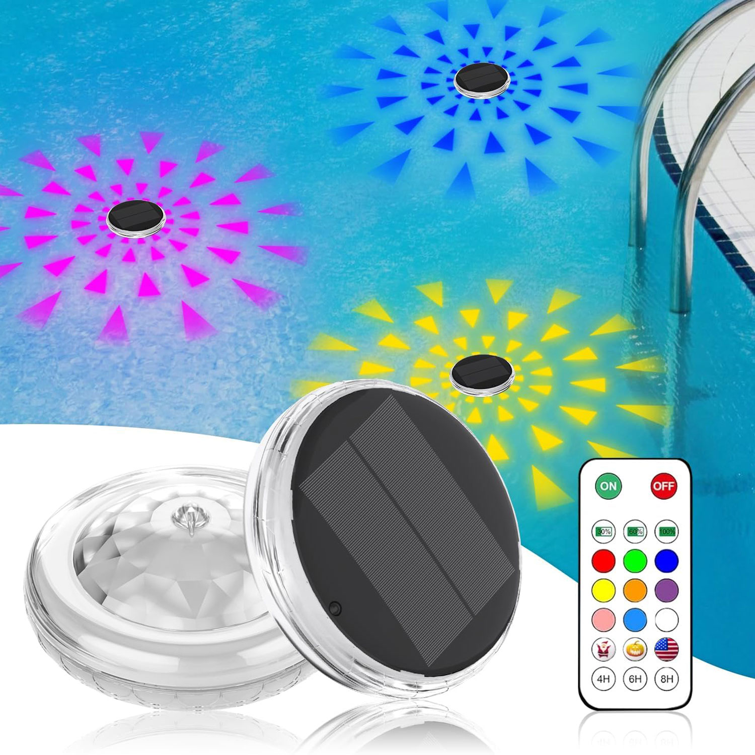 Havuz Işıkları, Güneş Enerjili - Pool Light Solar Rechargeable incelemesi ve fiyatı