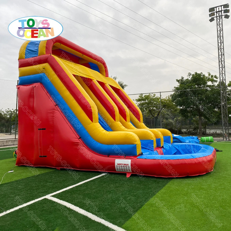 Kırmızı Sarı Mavi Üçlü Kulvarl - Water Slide Inflatable incelemesi ve fiyatı