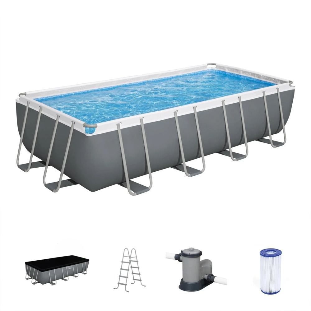 Dikdörtgen Metal Çerçeveli Yer - Pool Ladder Above Ground incelemesi ve fiyatı